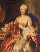 Jacopo Amigoni Portrait of Maria Anna of Sulzbach oil painting on canvas
